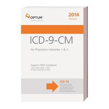 Paperback ICD-9-CM Standard for Physicians, Volumes 1 & 2 2014 Book