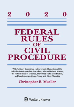Paperback Federal Rules of Civil Procedure: 2020 Statutory Supplement Book