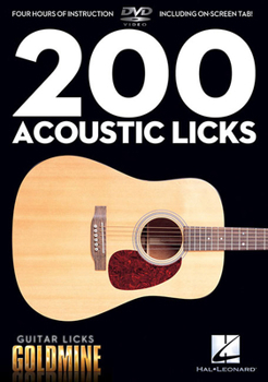 DVD 200 Acoustic Licks: Guitar Licks Goldmine Book