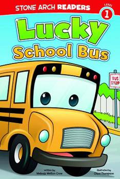 Library Binding Lucky School Bus Book