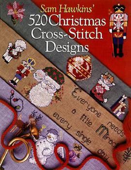 Paperback Sam Hawkins' 520 Christmas Cross-Stitch Designs Book