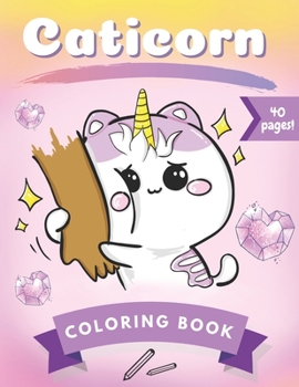 Paperback Caticorn Coloring Book: Activity and Fun For Kids Book