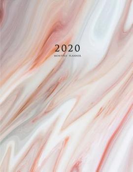 Paperback 2020 Monthly Planner: 2020 Planner Monthly 8.5 x 11 with Marble Cover (Volume 3) Book