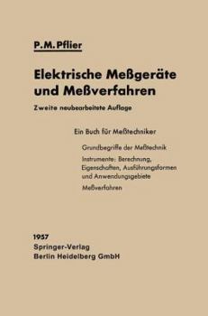 Paperback Elektrische Meßgeräte Und Meßverfahren [German] Book