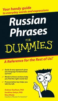 Paperback Russian Phrases for Dummies Book