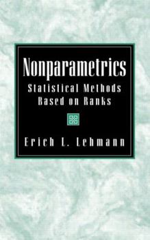 Hardcover Nonparametrics: Statistical Methods Based on Ranks Book