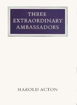 Hardcover Three Extraordinary Ambassadors Book