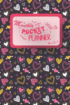 Monthly Pocket Planner 2020: One-Year Planner (Size: 6" x 9"), 12- Month Calendar Schedule Organizer and Hand Lettering Notebook (January - December). Personalized Planner, U.S. Holidays (Gift Lover)