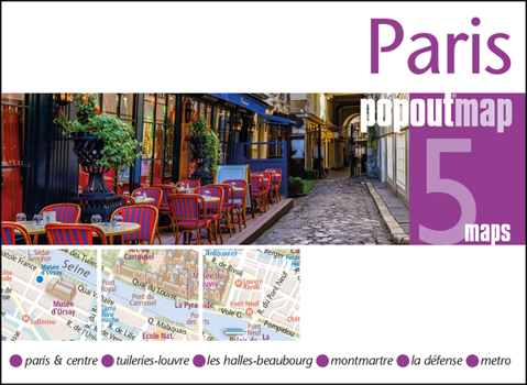 Map Paris Popout Map Book