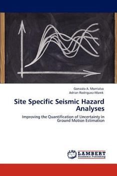 Paperback Site Specific Seismic Hazard Analyses Book