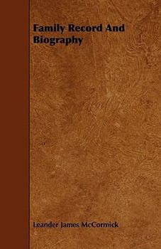 Paperback Family Record and Biography Book