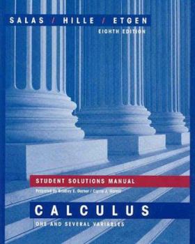 Paperback Salas and Hille's Calculus, Student Solutions Manual: One and Several Variables Book