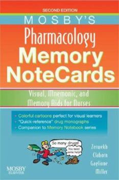 Spiral-bound Mosby's Pharmacology Memory Notecards: Visual, Mnemonic, and Memory Aids for Nurses Book
