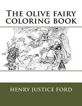 Paperback The olive fairy coloring book