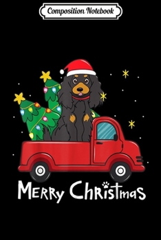 Composition Notebook: Gordon Setter Christmas Truck Tree Mom Dad Xmas Dog Gift  Journal/Notebook Blank Lined Ruled 6x9 100 Pages