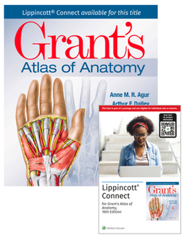 Product Bundle Grant's Atlas of Anatomy 16e Lippincott Connect Print Book and Digital Access Card Package Book