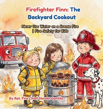 Firefighter Finn the Backyard Cookout: Never Use Water on a Grease Fire Fire Safety for Kids