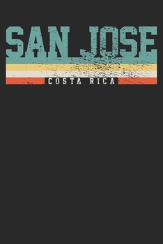 Paperback Notebook: San Jose Costa Rica Dot Grid 6x9 120 Pages Book