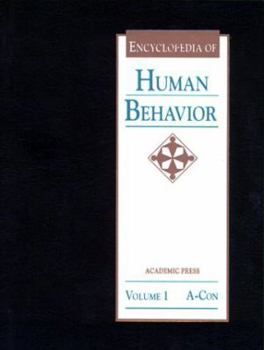 Hardcover Encyclopedia of Human Behavior, Volume 1 Book