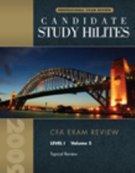 Paperback Study Highlights for the Cfa Exam, Level 1, Volume 5 Book