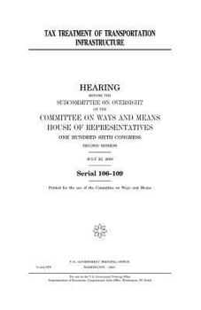Tax treatment of transportation infrastructure