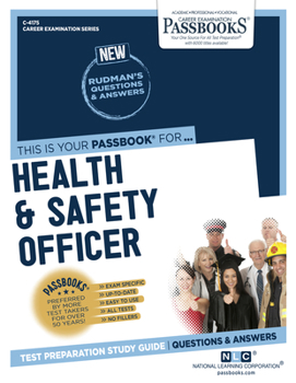Paperback Health and Safety Officer (C-4175): Passbooks Study Guidevolume 4175 Book