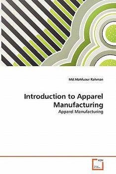 Paperback Introduction to Apparel Manufacturing Book