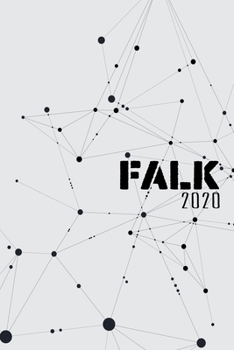 Terminkalender 2020: Für Falk personalisierter Taschenkalender und Tagesplaner ca DIN A5 | 376 Seiten | 1 Seite pro Tag | Tagebuch | Wochenplaner (German Edition)