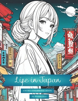 Paperback Life in Japan: Anime coloring book