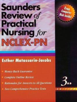 Paperback Saunders Review of Practical Nursing for NCLEX-PN [With Accompanying] Book