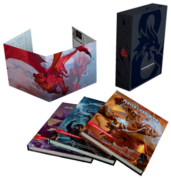 Hardcover Dungeons & Dragons Core Rulebooks Gift Set (Special Foil Covers Edition with Slipcase, Player's Handbook, Dungeon Master's Guide, Monster Manual, DM S Book