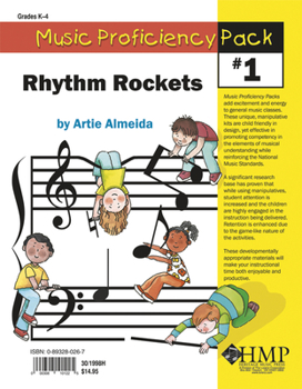 Ring-bound Music Proficiency Pack #1: Rhythm Rockets, Grades K-4 Book