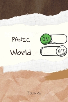 Paperback PANIC On World Off Journal: Journal or Planner for PANIC Lovers / Retro Vintage PANIC Gift, (vintage journals and notebooks, kraft Old Paper, stit Book