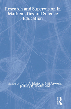 Hardcover Research and Supervision in Mathematics and Science Education Book