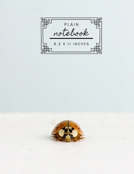 Plain Notebook 8.5 x 11 Inches: Unruled- Unlined-Plain Notebook