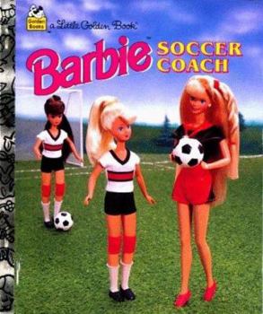 Hardcover Barbie Soccer Coach Book