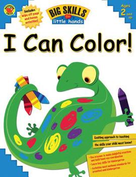 Paperback I Can Color! Book