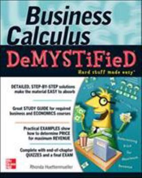 Paperback Business Calculus Demystified Book