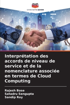 Paperback Interprétation des accords de niveau de service et de la nomenclature associée en termes de Cloud Computing [French] Book