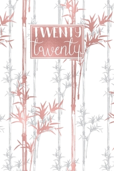 2020: A5 Diary Week on 2 Pages to View WO2P Journal | Horizontal Weekly Planner | Rose Gold & Grey Bamboo Tropical Cover (2020 Weekly Diaries)