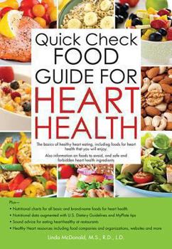 Paperback Quick Check Food Guide for Heart Health Book