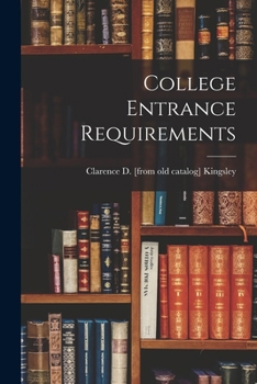 Paperback College Entrance Requirements Book