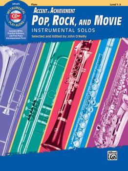 Paperback Aoa Pop, Rock, and Movie Instrumental Solos: Flute, Book & CD Book