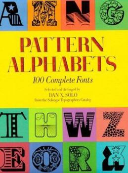 Paperback Pattern Alphabets: 100 Complete Fonts Book