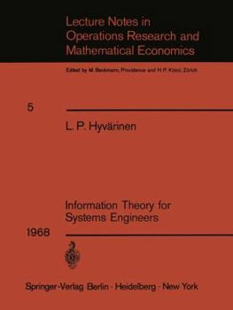Paperback Information Theory for Systems Engineers Book