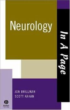 Paperback In a Page Neurology Book