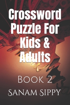 Paperback Crossword Puzzle For Kids & Adults: Book 2 Book