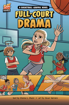 Paperback Full-Court Drama: A Basketball Graphic Novel Book