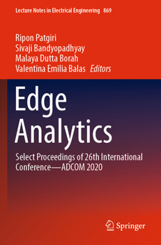 Paperback Edge Analytics: Select Proceedings of 26th International Conference--Adcom 2020 Book