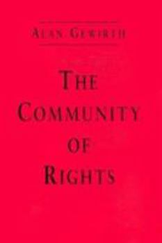 Hardcover The Community of Rights Book